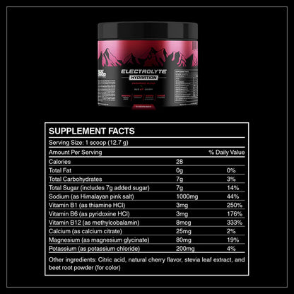 Electrolyte Hydration Wild Cherry